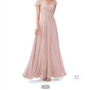 Azazie Bridesmaid Dress Style Adelyn in Dusty Rose Size 10